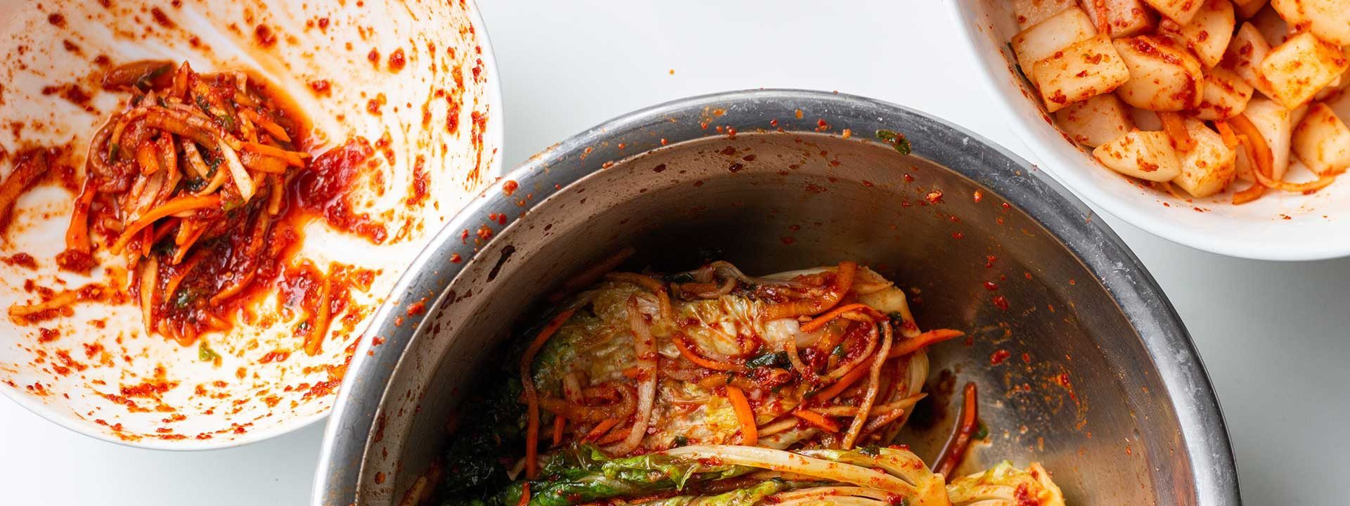 fermented vegetables like kimchi are now part of the mainstream