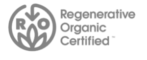 regenerative organic certified seal in silver