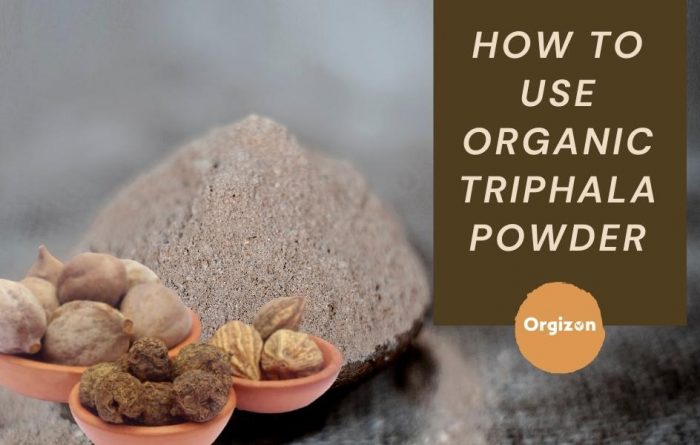 How To Use Organic Triphala Powder